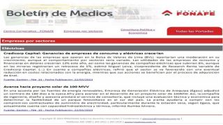 boletines electricos arequipa EGASA - Empresa de Generación Eléctrica de Arequipa S.A.